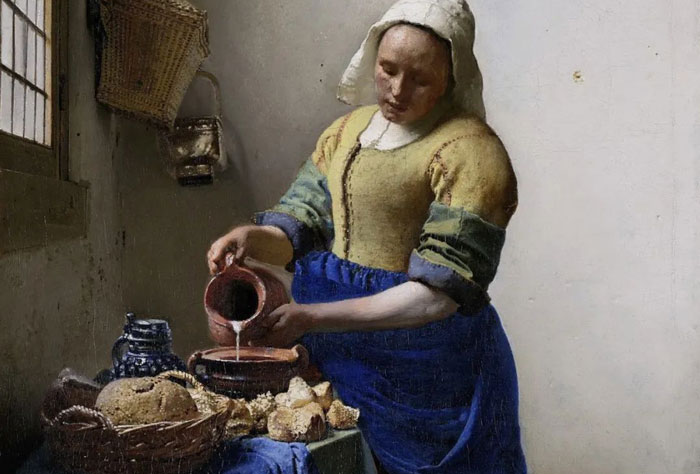 荷兰黄金时代最伟大的画家之一约翰内斯·维米尔油画作品欣赏