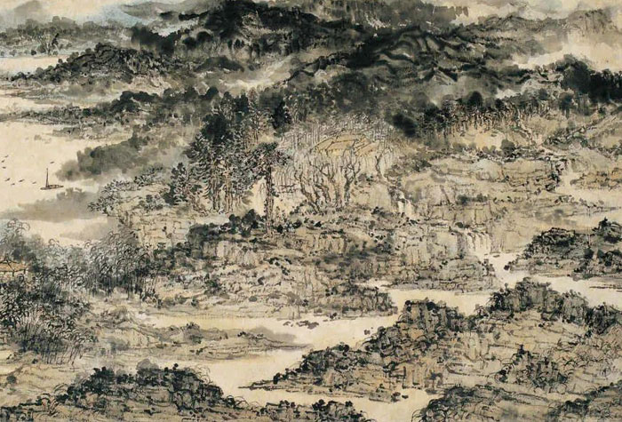 气势连贯 举目千里——赏吴静山系列山水画作