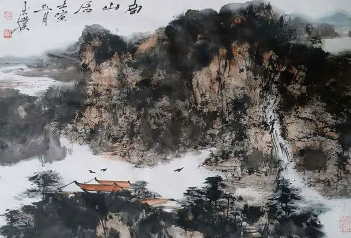 中国美术家创作研究会理事谌叶庆指墨国画欣赏