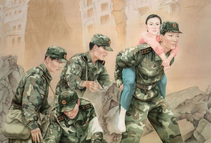 当代实力派人物画家，中国美术家协会会员姜志峰工笔国画作品欣赏