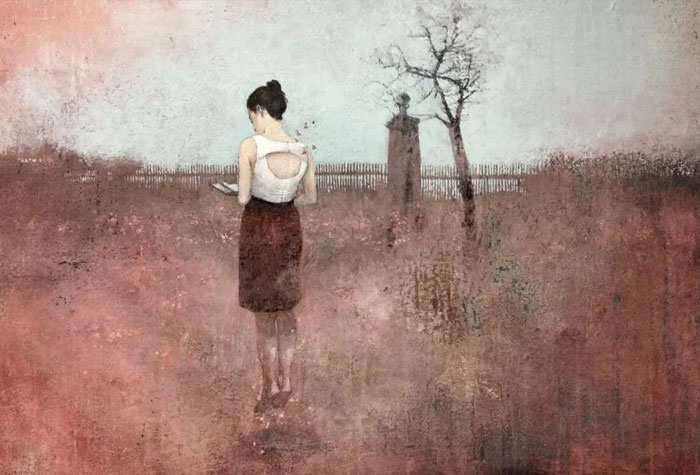 秘鲁画家因凡特作品欣赏：迷雾般的忧郁，唯美而又不真实