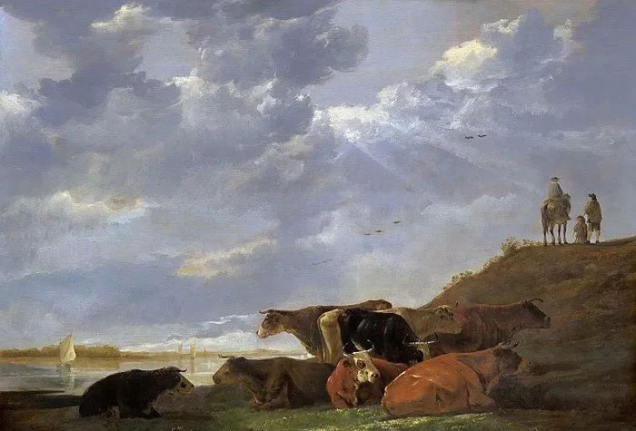 荷兰画家阿尔伯特·库普，17世纪荷兰黄金时期杰出的风景画家