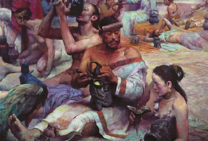 美籍华裔画家张红年，“伤痕美术”代表之一，开创“意识流”绘画