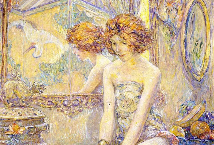 美国画家罗伯特·刘易斯·里德，美国印象派画家、壁画家