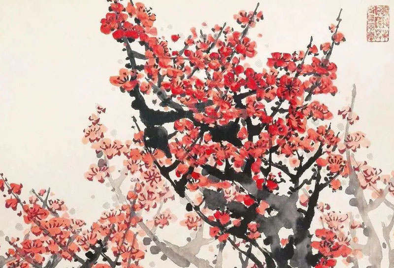 中国杰出的国画画家、版画家、漫画家朱宣咸国画作品欣赏