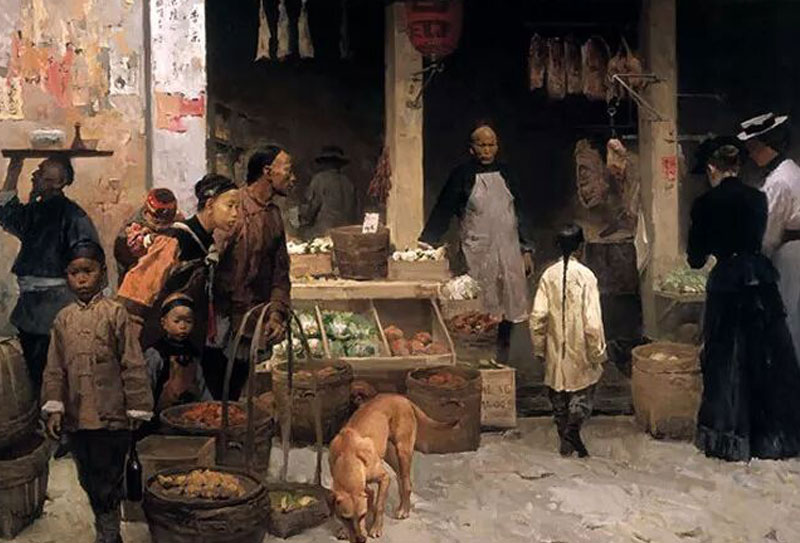 中国旅美画家司徒绵油画作品欣赏